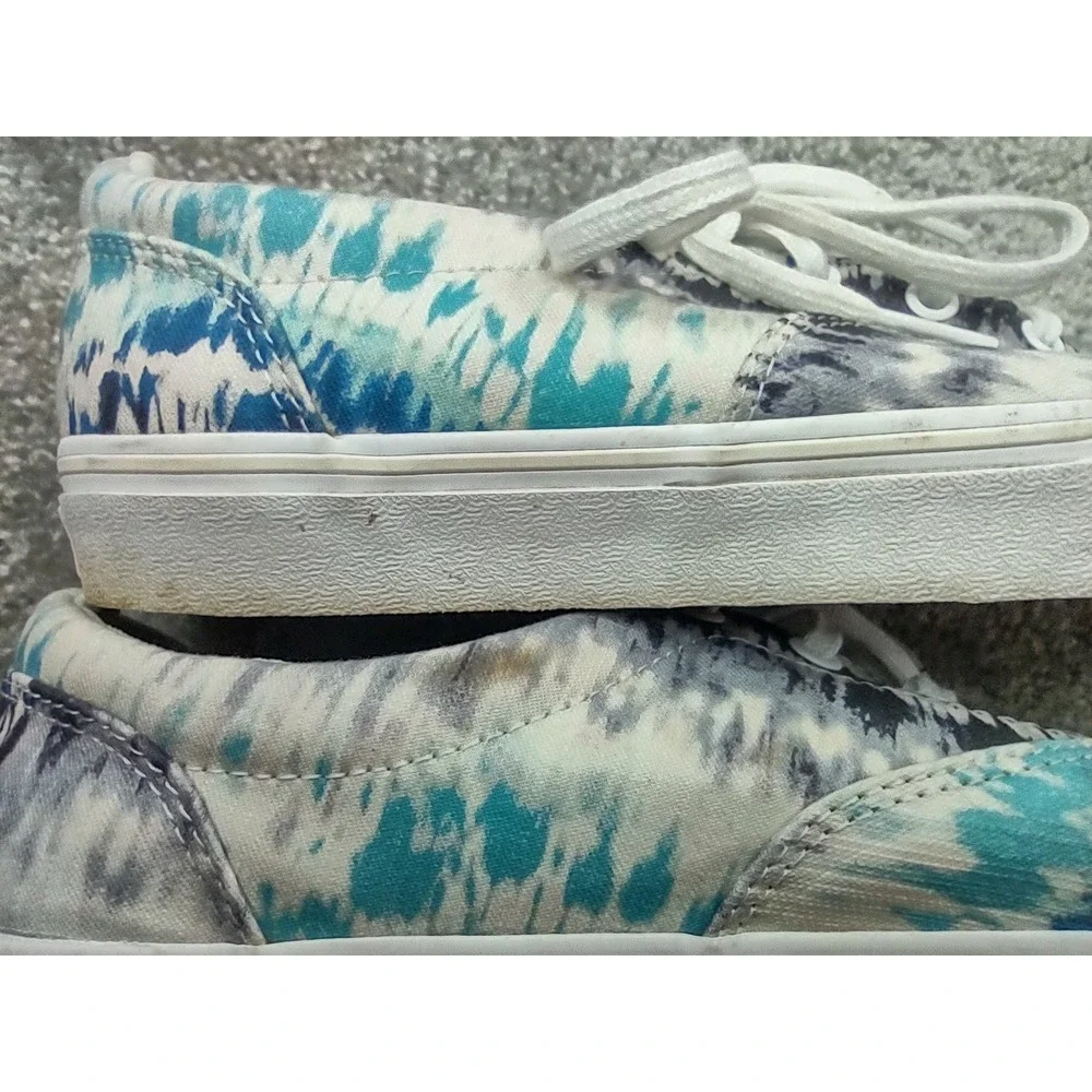 Vans Tye-Dye Blue Women's Shoes‎ Sneakers Size 11 Lace Up